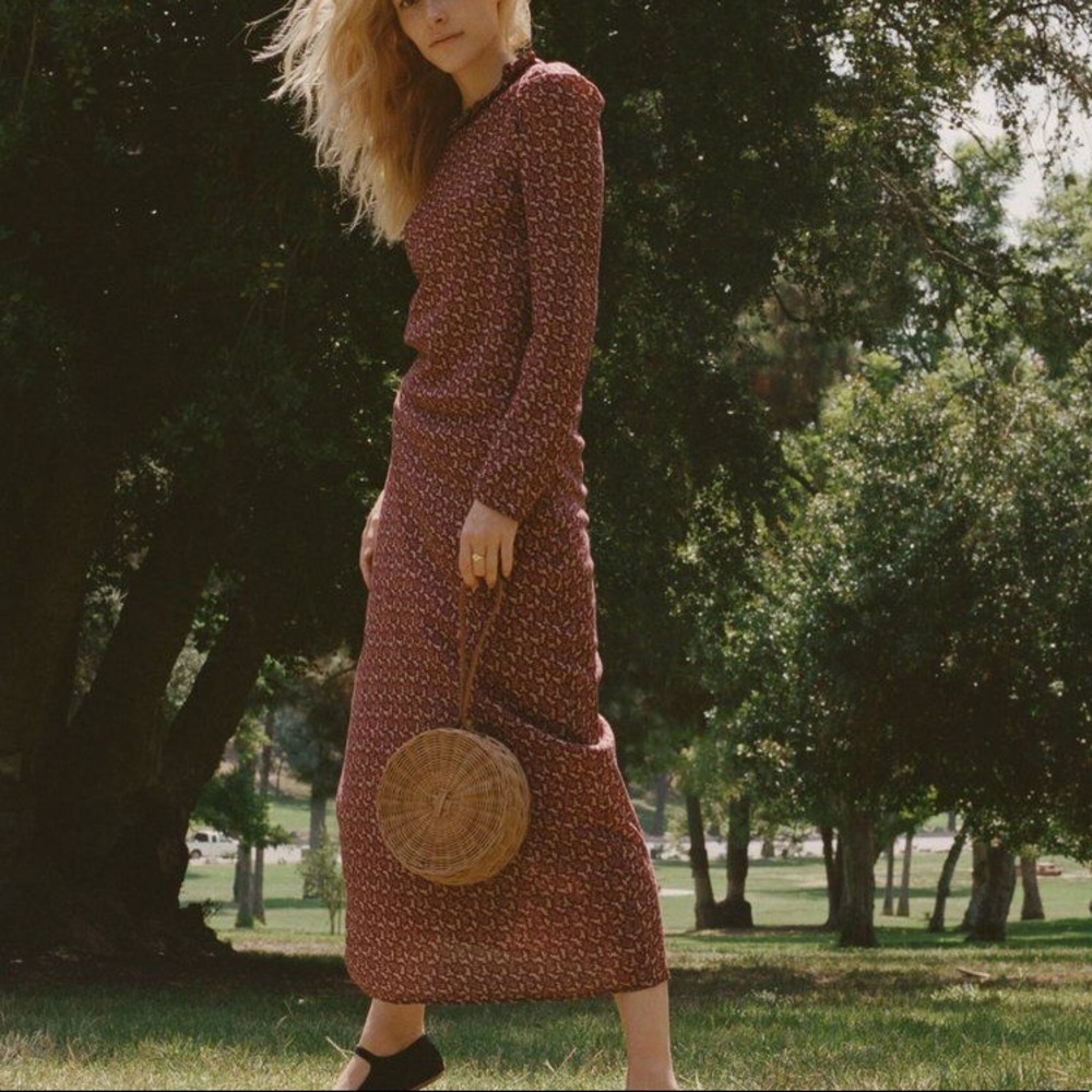 Doen dandelion maxi dress XS